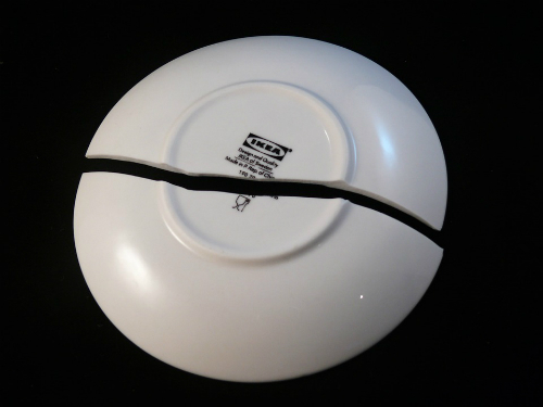 Ikea Dish Broken In Two